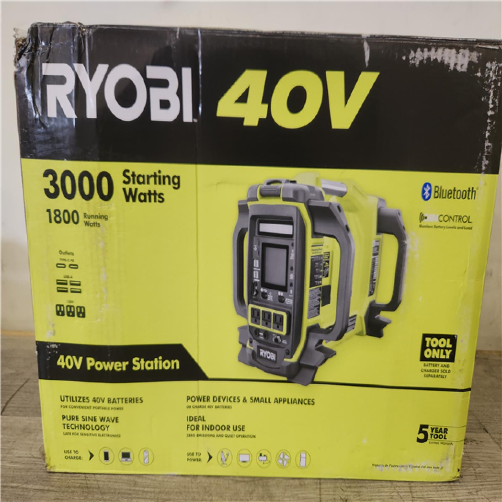 Phoenix NEW RYOBI 18V ONE+ 1800-Watt Portable Battery Inverter Power Station/8-Port Charger (Tool Only)