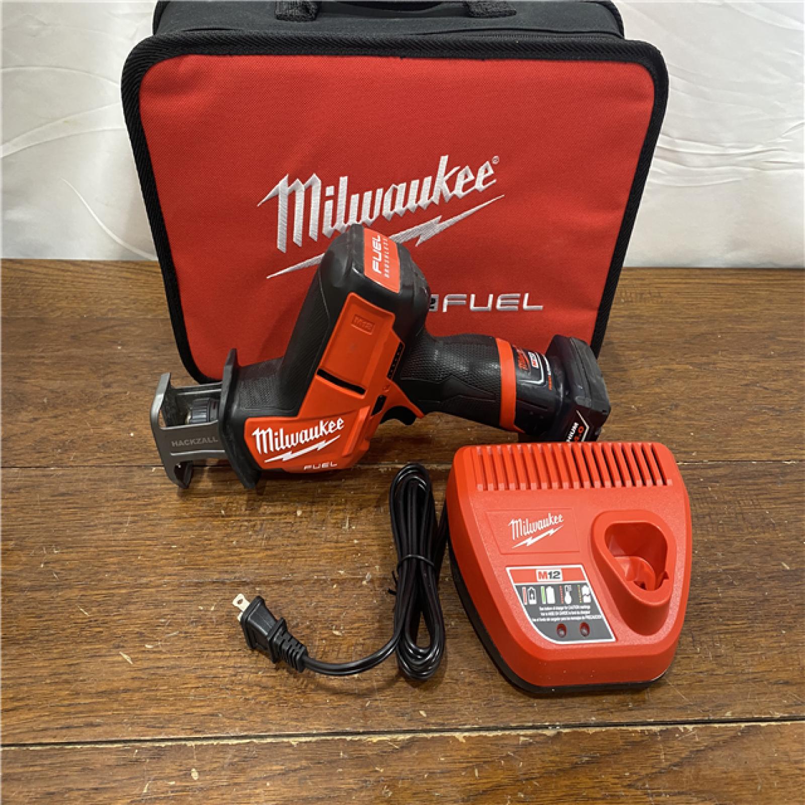 M12 FUEL 12-Volt Lithium-Ion Brushless Cordless HACKZALL Reciprocating Saw Kit w/ Free M12 2.0Ah Compact Battery M12 FUEL 12-Volt Lithium-Ion Brushless Cordless HACKZALL Reciprocating Saw Kit w/ Free M12 2.0Ah Compact Battery