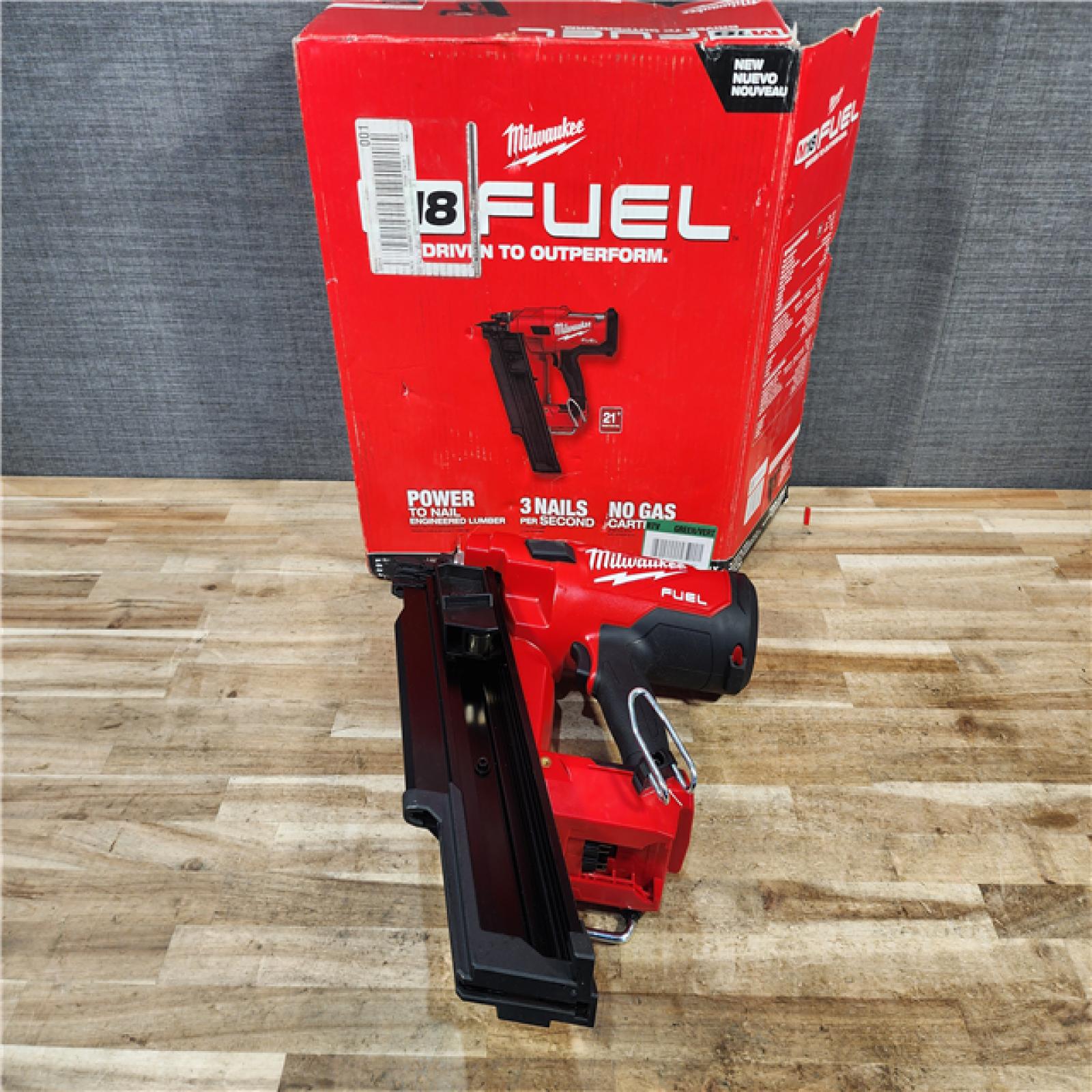 HOUSTON LOCATION - AS - IS Milwaukee FUEL 3-1/2 in. 18-Volt 21-Degree Lithium-Ion Brushless Cordless Framing Nailer (Tool-Only)