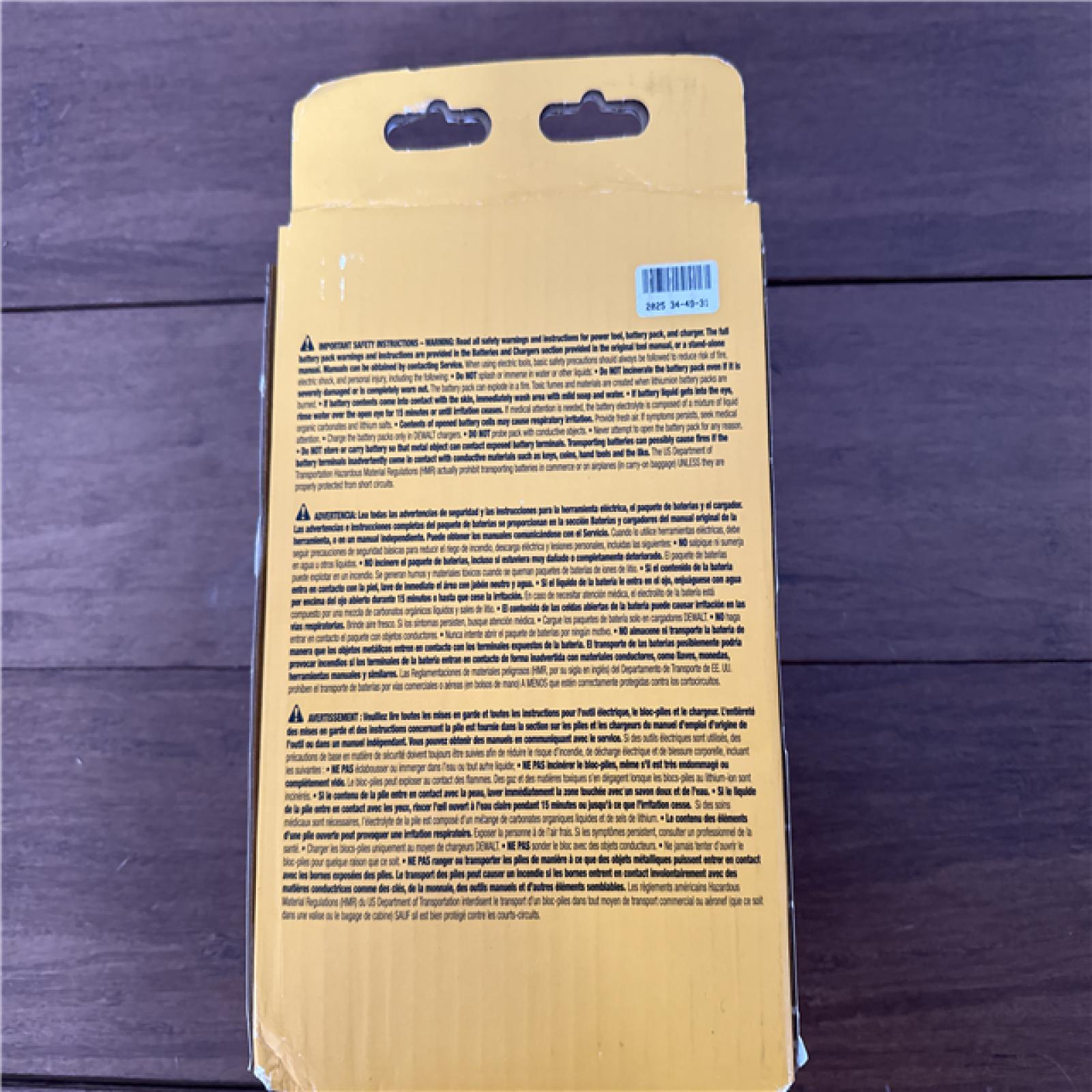 California NEW DeWalt Lithium Ion Battery- 2 Pack