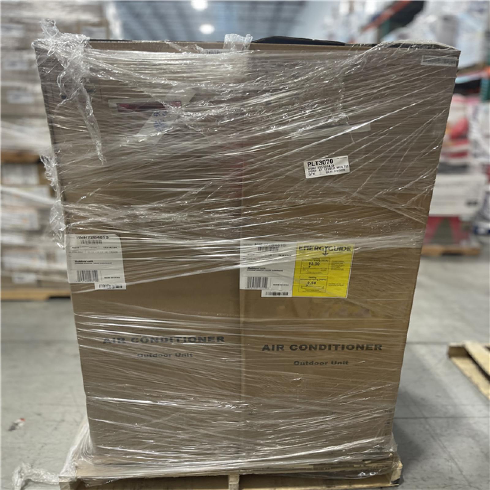 DALLAS LOCATION - Johnson Controls HMH72B481S 4 Ton 17 SEER Multi-Stage Modulating Heat Pump PALLET-(2 UNITS)