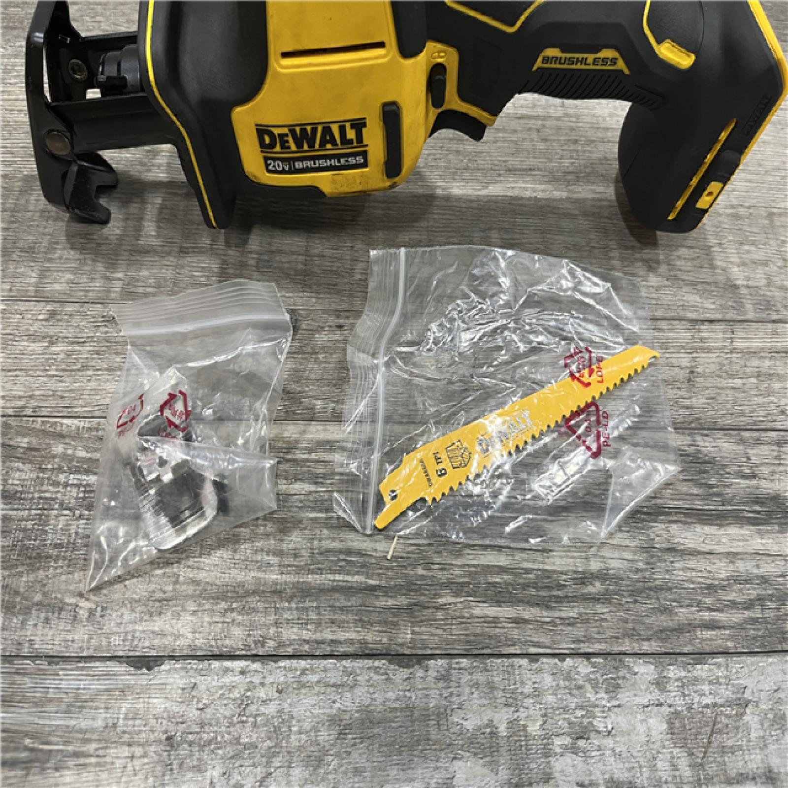 AS-IS DEWALT ATOMIC 20V MAX Cordless Brushless Compact Reciprocating Saw (Tool Only)