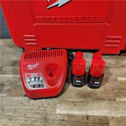 HOUSTON LOCATION - AS-IS (APPEARS LIKE NEW) M12 12-Volt Lithium-Ion Force Logic Cordless Press Tool Kit (3 Jaws Included) with Two 1.5 Ah Battery and Hard Case