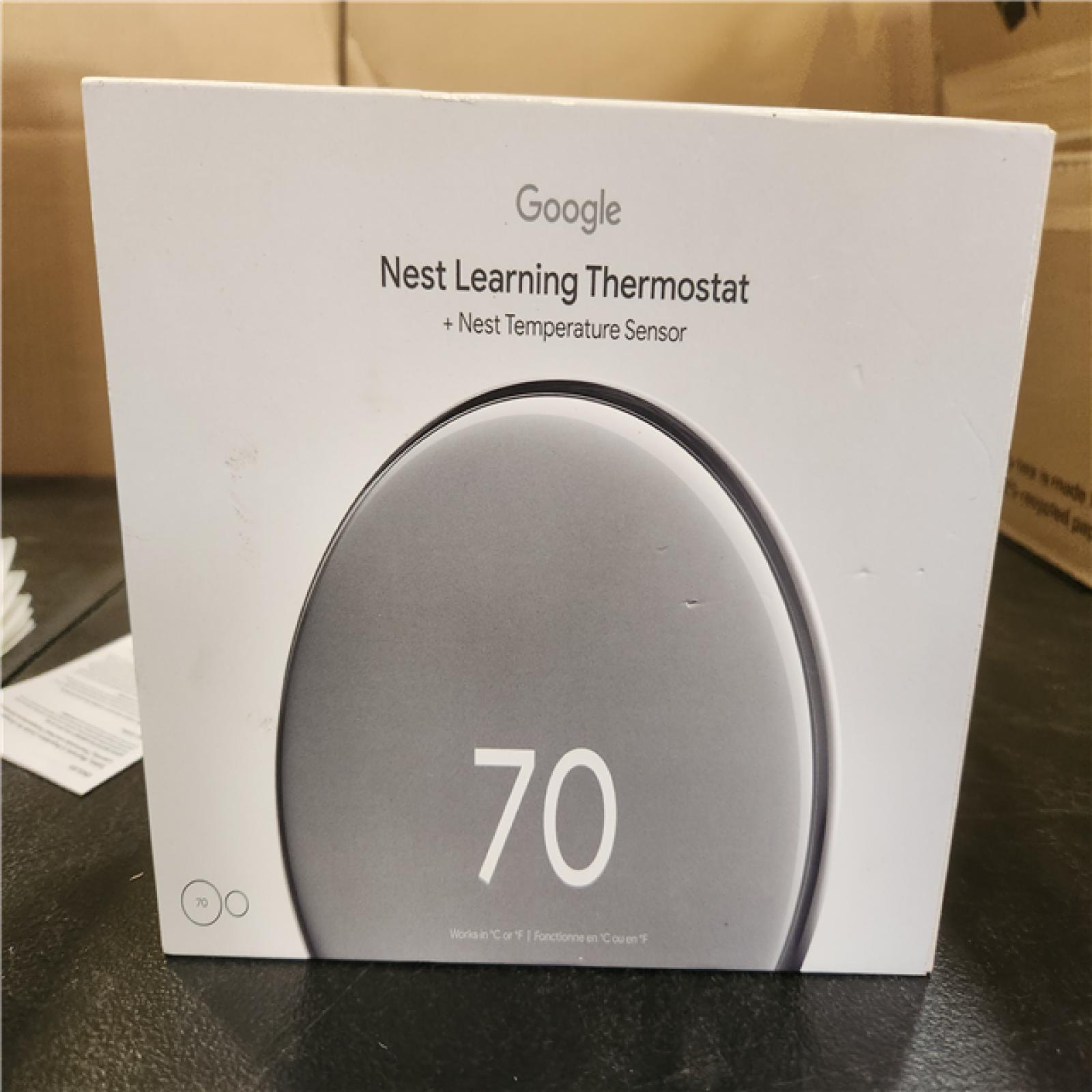 Phoenix NEW Google Nest Learning Thermostat (4th Gen) with Nest Temperature Sensor (2nd Gen)