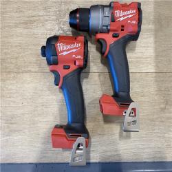 AS-IS Milwaukee FUEL 18V Lithium-Ion Brushless Cordless Hammer Drill and Impact Driver Combo Kit