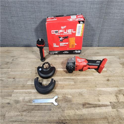 HOUSTON LOCATION - AS-IS Milwaukee 2880-20 FUEL 18-Volt Lithium-Ion Brushless Cordless 4-1/2 in./5 in. Grinder W/Paddle Switch (Tool-Only)