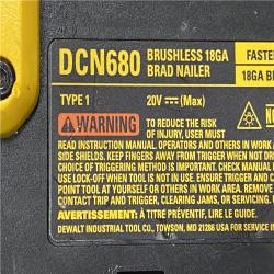 AS-IS DEWALT 20V MAX XR 18 Gauge Brad Nailer Kit