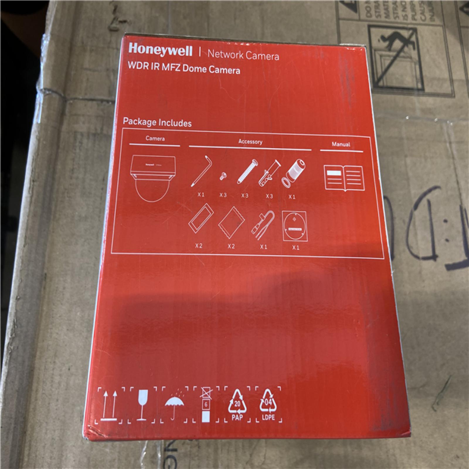 NEW! - Honeywell HC35W48R2 35 Series 8MP IR MFZ WDR IP Dome Camera, 2.7-13.5mm Lens, White
