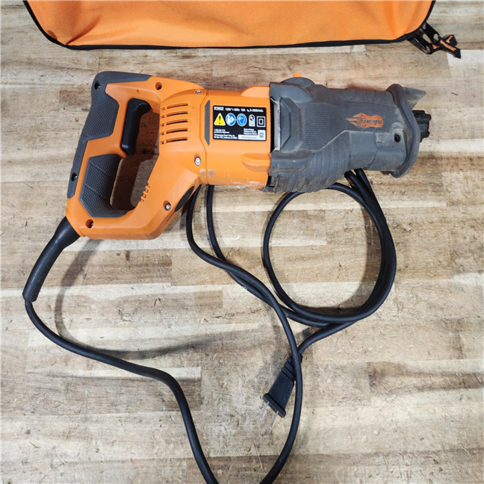 HOUSTON LOCATION - AS - IS RIDGID Fuego 10 Amp Orbital Reciprocating Saw