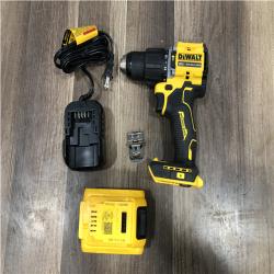 AS-IS DEWALT ATOMIC 20V Lithium-Ion Cordless 1/2 in. Hammer Drill Kit