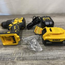 AS-IS DEWALT ATOMIC 20V Lithium-Ion Cordless 1/2 in. Hammer Drill Kit