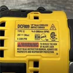 AS-IS DEWALT Atomic 20V Max Lithium-Ion Brushless Cordless Compact 1/4 in. Impact Driver Kit