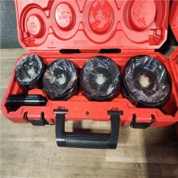 HOUSTON LOCATION - AS-IS (APPEARS LIKE NEW) Milwaukee 2677-23 M18 ForceLogic 6T Knockout Tool 1/2 in. - 4 in Kit