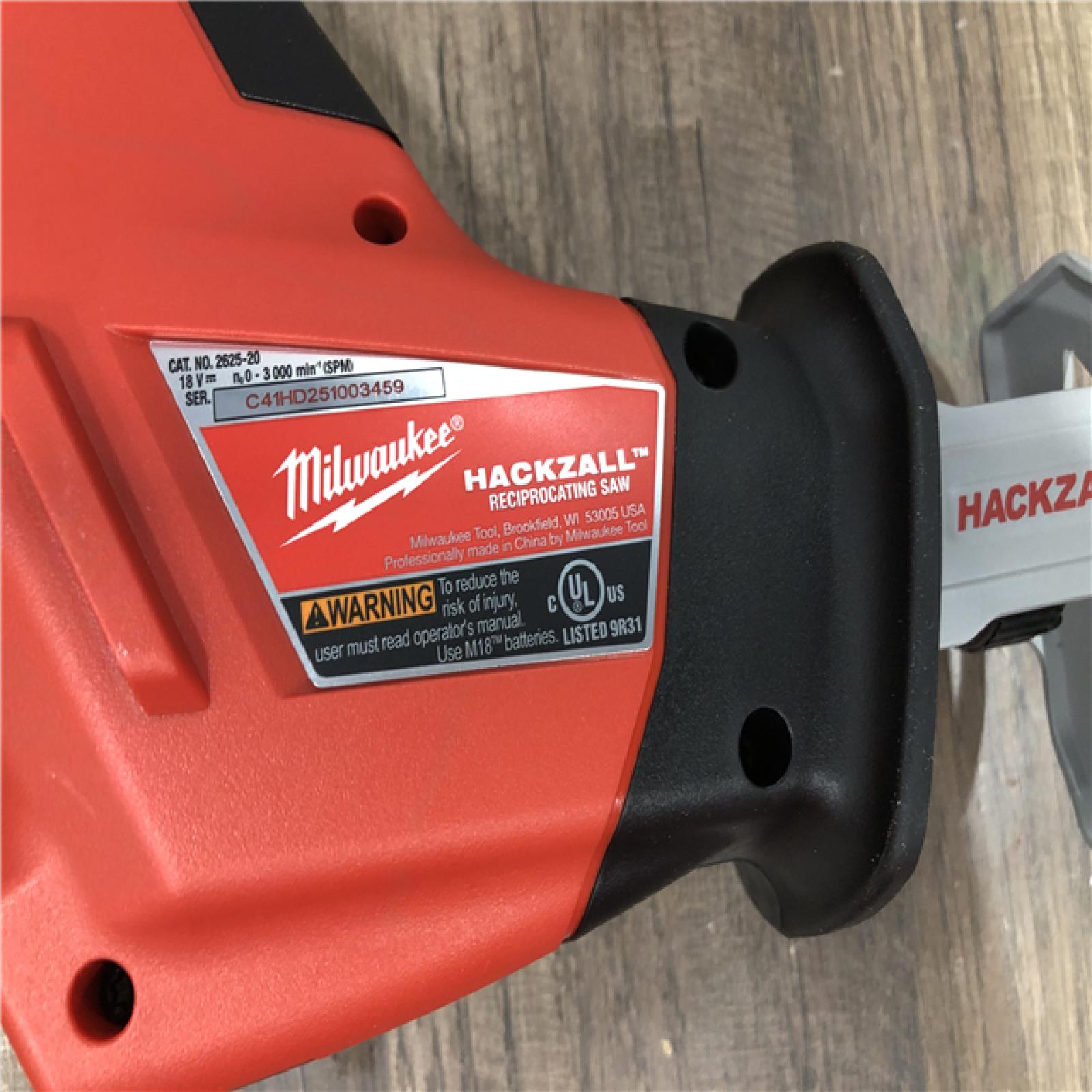 AS-IS Milwaukee 18V Lithium-Ion Cordless HACKZALL Reciprocating Saw (Tool-Only)