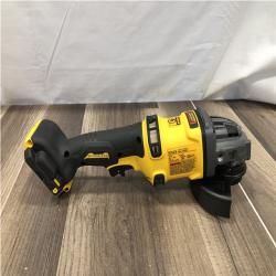 AS-IS DEWALT FLEXVOLT 60V MAX Cordless Brushless 4.5 in. to 6 in. Small Angle Grinder with Kickback Brake (Tool Only)