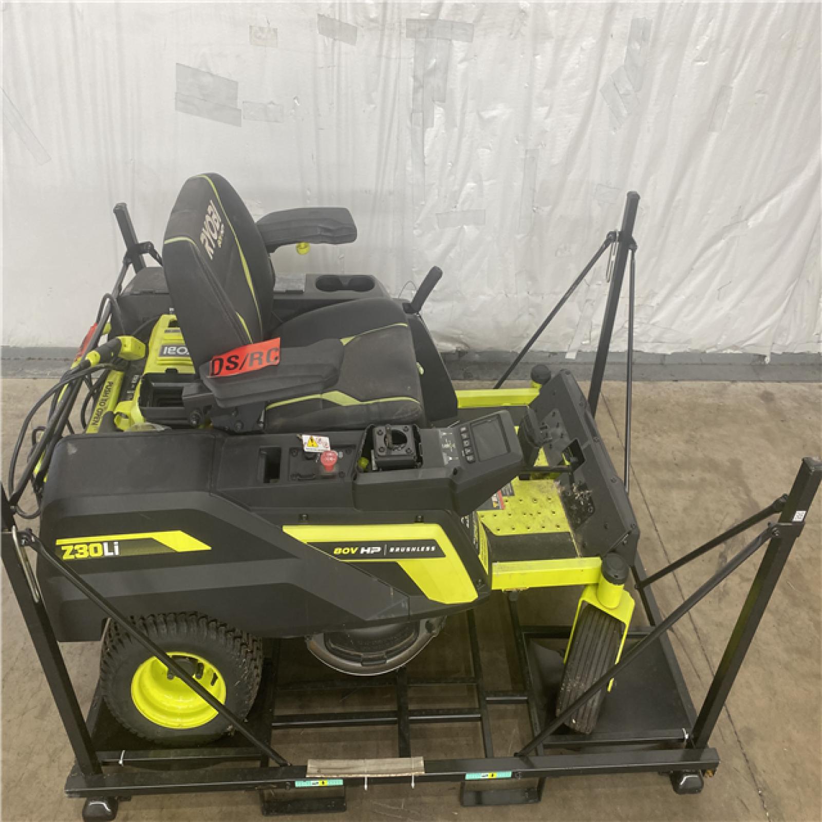 Houston Location AS IS - Ryobi 80v 30in  Cutting Width Riding Mower