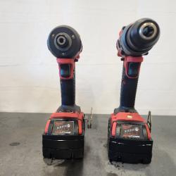 AS-IS- MILWAUKEE FUEL 18V Lithium-Ion Brushless Cordless Hammer Drill and Impact Driver Combo Kit