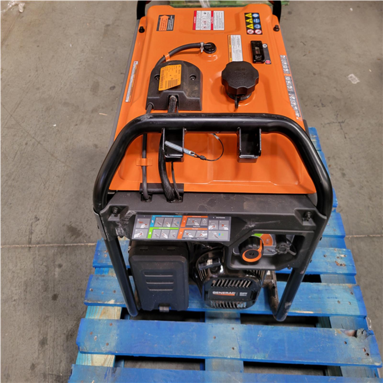 CALIFORNIA AS-IS GENERAC GP9500E TRI FUEL GENERATOR W ELECTRIC START