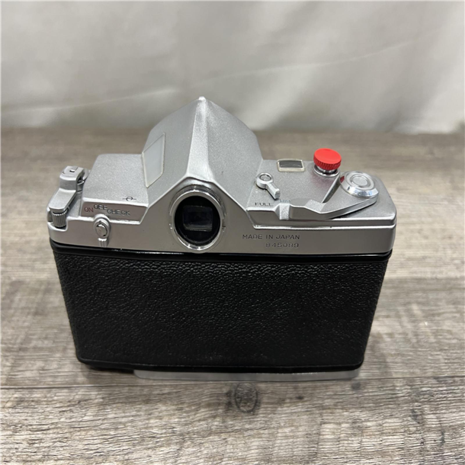 AS-IS Konica Autorex Full & Half Frame Film Camera + 52mm f1.8 Lens From JAPAN
