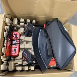 As-Is- Milwaukee 18 FUEL 21 Self-Propelled Dual Battery Mower Kit