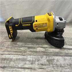 AS-IS DEWALT 20-Volt MAX Cordless Brushless 4-1/2 in. Angle Grinder with Slide Switch (Tool Only)