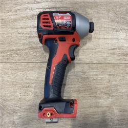 AS-IS Milwaukee 18V Lithium-Ion Cordless 1/4 in. Hex Impact Driver (Tool-Only)