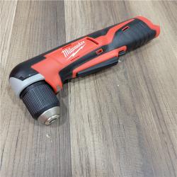 AS-IS  Milwaukee M12 12-Volt Lithium-Ion Cordless 3/8 in. Right Angle Drill (Tool-Only)