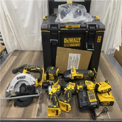 AS-IS  Dewalt 20-Volt MAX ToughSystem Lithium-Ion 6-Tool Cordless Combo Kit