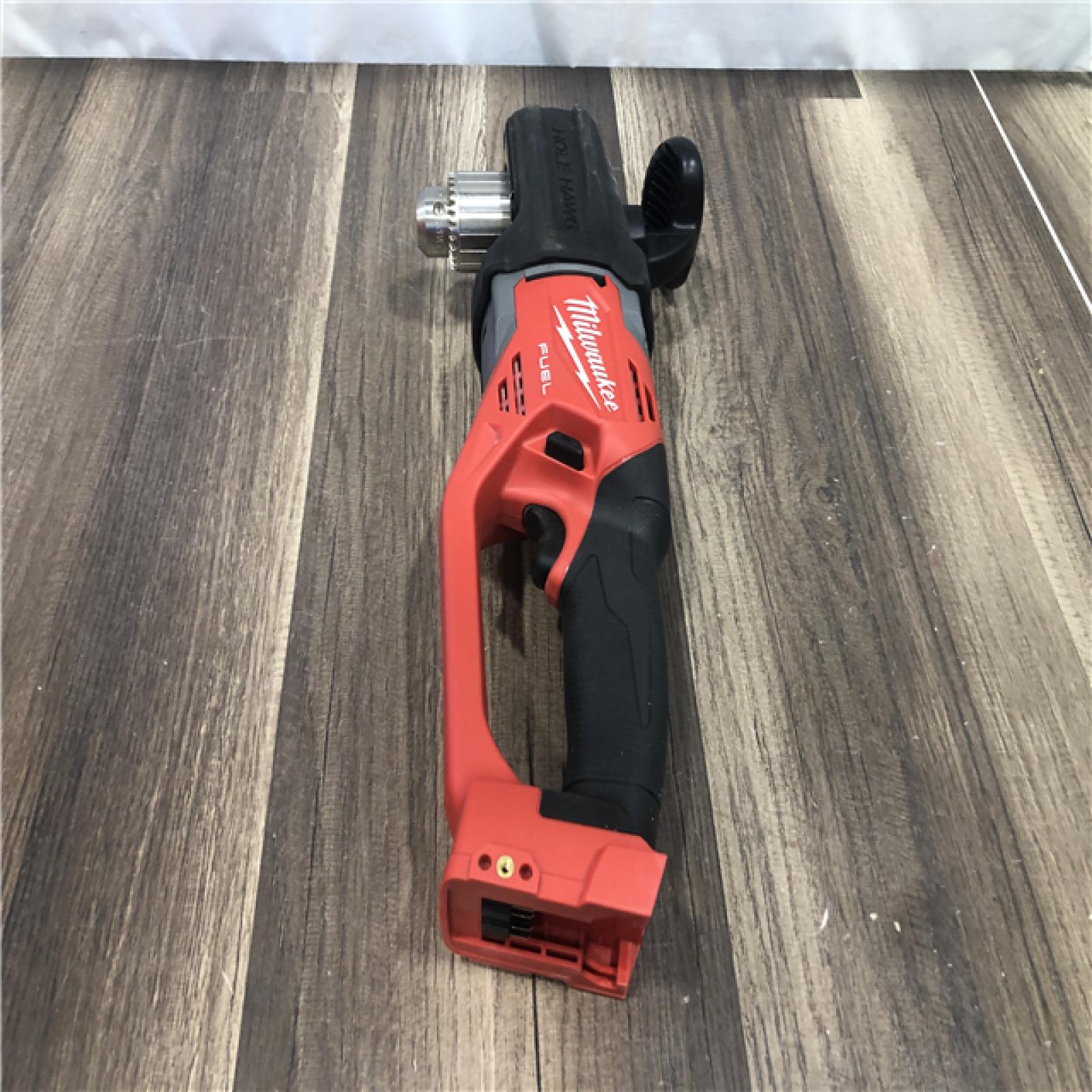 AS-IS Milwaukee FUEL GEN II 18V Lithium-Ion Brushless Cordless 1/2 in. Hole Hawg Right Angle Drill (Tool-Only)