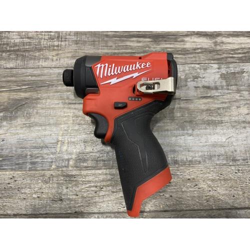AS-IS Milwaukee FUEL 12V Lithium-Ion Brushless Cordless 1/4 in. Hex Impact Driver (Tool-Only)