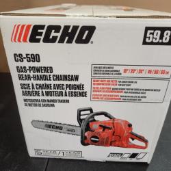 Phoenix NEW ECHO 20 in. 59.8 cc Gas 2-Stroke Rear Handle Timber Wolf Chainsaw (SEALED)