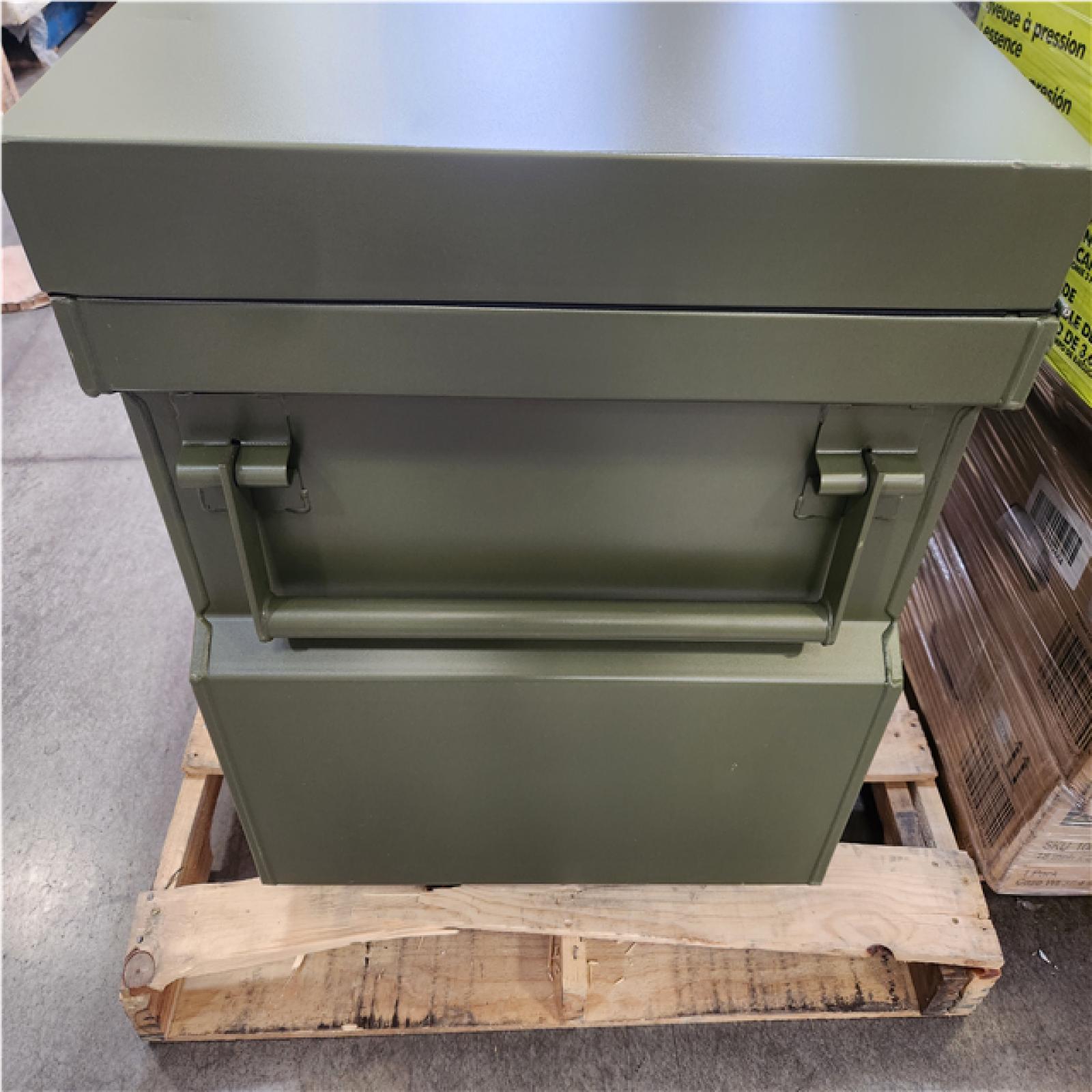 Phoenix LIKE NEW Husky 48 in. W x 24 in. D x 27.6 in. H Matte Army Green Steel Jobsite Box