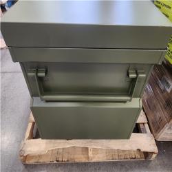 Phoenix LIKE NEW Husky 48 in. W x 24 in. D x 27.6 in. H Matte Army Green Steel Jobsite Box