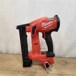 AS-IS- Milwaukee FUEL 18-Volt Lithium-Ion Brushless Cordless 18-Gauge 1/4 in. Narrow Crown Stapler (Tool-Only)