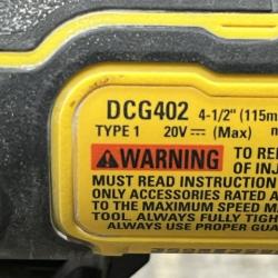 AS-IS DEWALT ATOMIC 20V MAX Cordless 4-1/2 in. Angle Grinder with Paddle Switch (Tool Only)