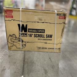 NEW! - WEN 16 in. Variable Speed Scroll Saw with Easy-Access Blade Changes and Work Light