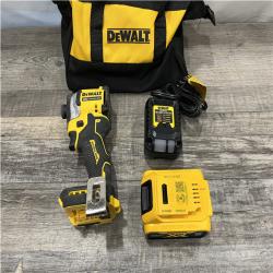 AS-IS DEWALT ATOMIC 20V MAX Lithium-Ion Cordless 1/4 in. Brushless Impact Driver Kit