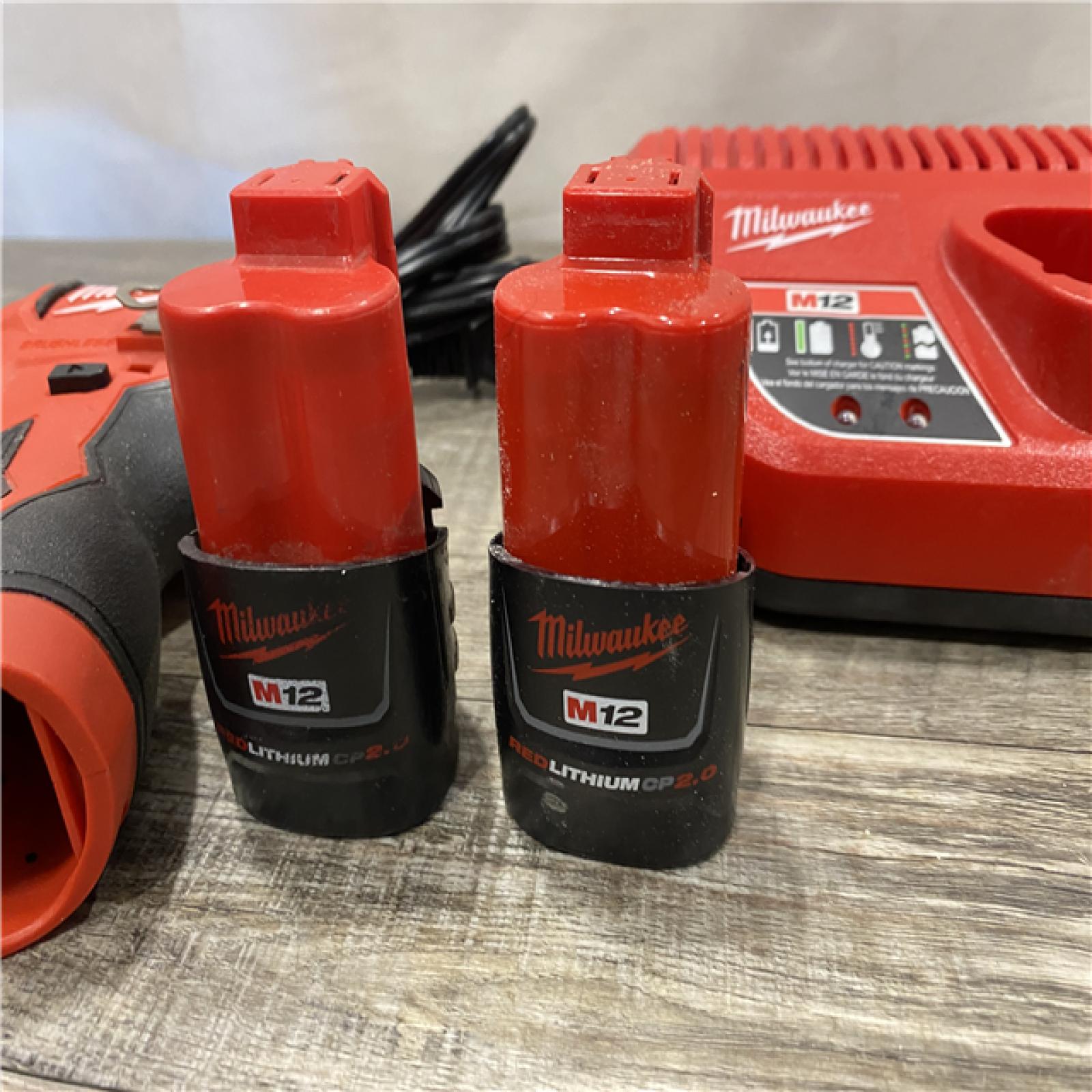 AS-IS Milwaukee 12-Volt Lithium-Ion Compact Brushless Cordless 1/4 in. Impact Driver Kit