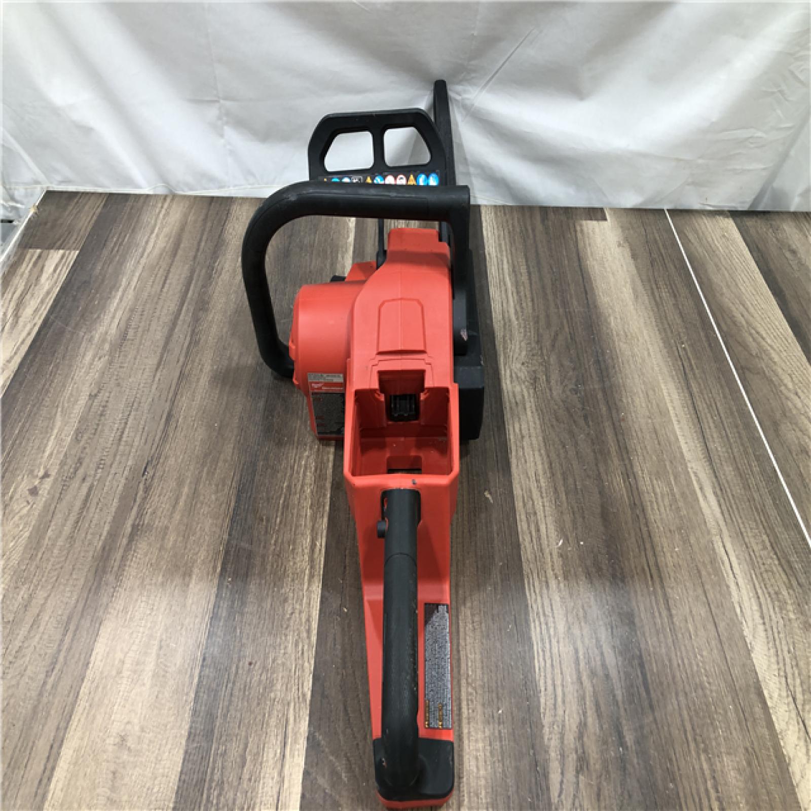 AS-IS Milwaukee FUEL 16 in. 18V Lithium-Ion Brushless Battery Chainsaw (Tool-Only)