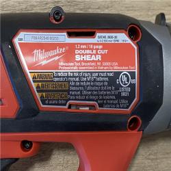 AS-IS Milwaukee 18-Volt Lithium-Ion Cordless 18-Gauge Double Cut Metal Shear (Tool-Only)