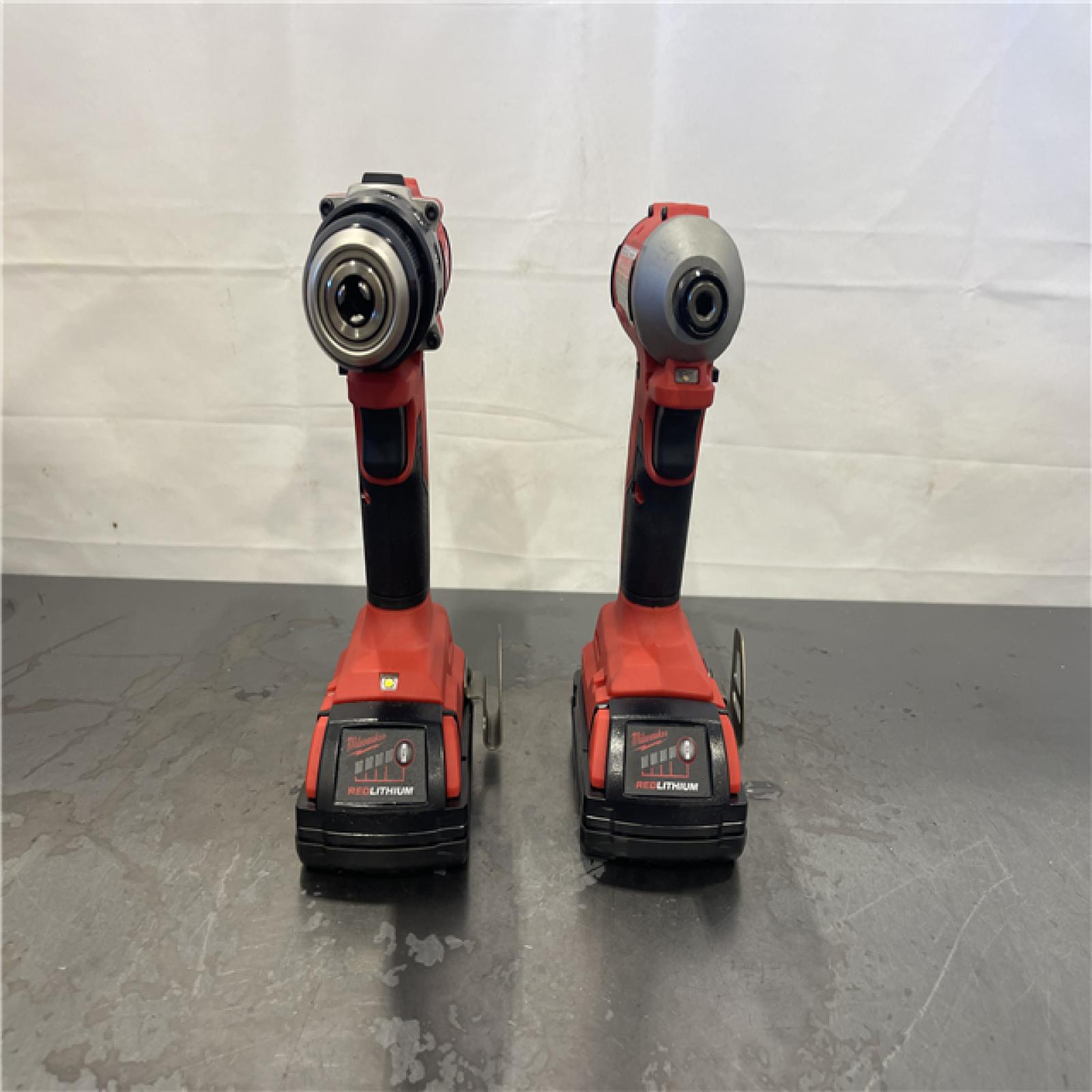 AS-IS- Milwaukee M18 Compact Brushless 2-Tool Combo Kit