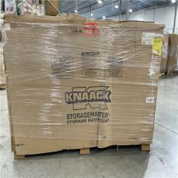 DALLAS LOCATION - AS-IS Knaack 49 in. W x 30 in. L x 72 in. H  Steel Jobsite Storage Piano Box with Lock