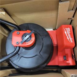 AS-IS  Milwaukee M18 18V Lithium-Ion 3/8 in. X 75 Ft. Cable Cordless Drain Cleaning Drum Machine Kit