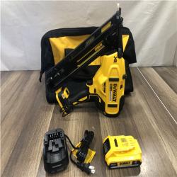 AS-IS DEWALT 20V MAX XR Lithium-Ion Cordless 2-1/2 in. 15-Gauge Finish Nailer Kit