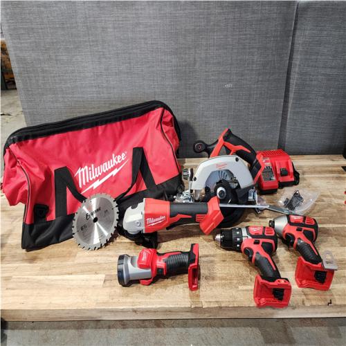 Houston Location MS-IS M18 18-Volt Lithium-Ion Cordless Combo Kit (6-Tool) with 2-Batteries  Charger and Tool Bag