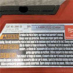 AS-IS Milwaukee FUEL 18V Lithium-Ion Brushless Cordless 4-1/2 in./5 in. Grinder w/Paddle Switch (Tool-Only)