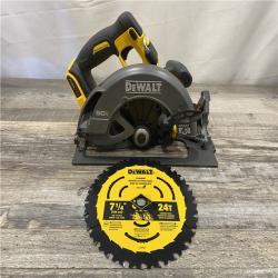 AS-IS DEWALT FLEXVOLT 60V MAX Cordless Brushless 7-1/4 in. Circular Saw with Brake (Tool Only)