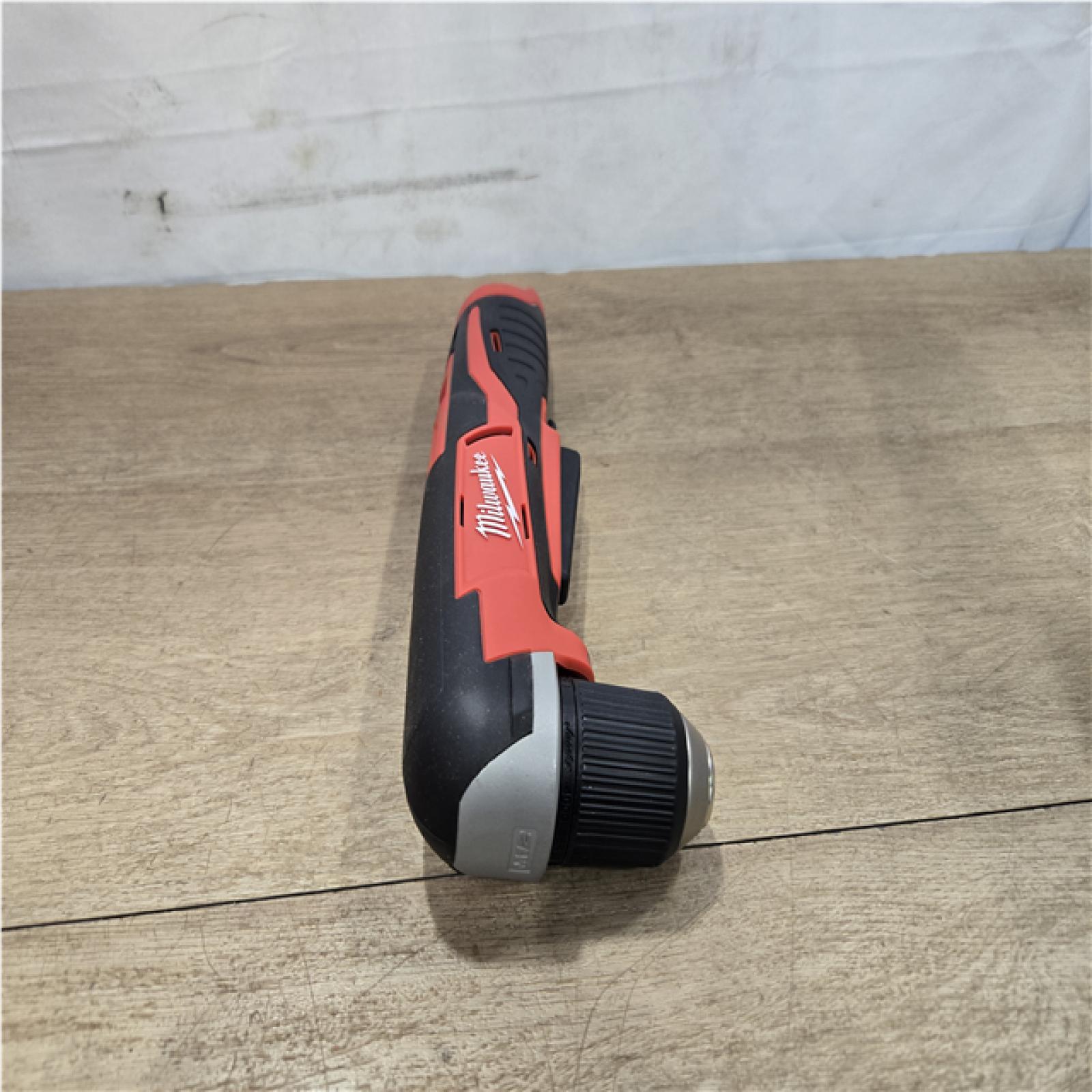 AS-IS Milwaukee M12 12-Volt Lithium-Ion Cordless 3/8 in. Right Angle Drill (Tool-Only)