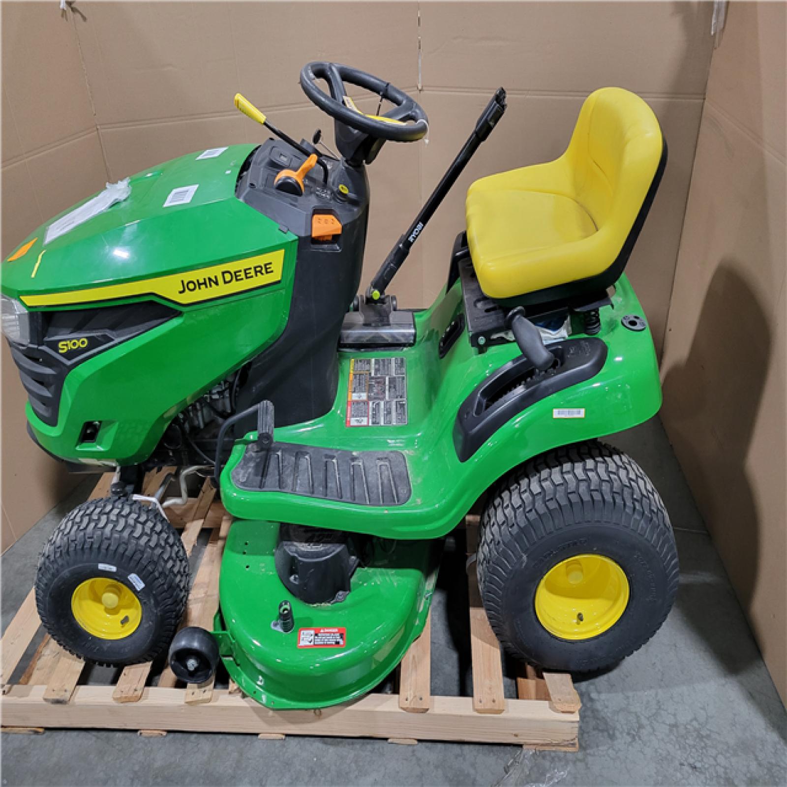 CALIFORNIA AS-IS JOHN DEERE RIDING MOWER