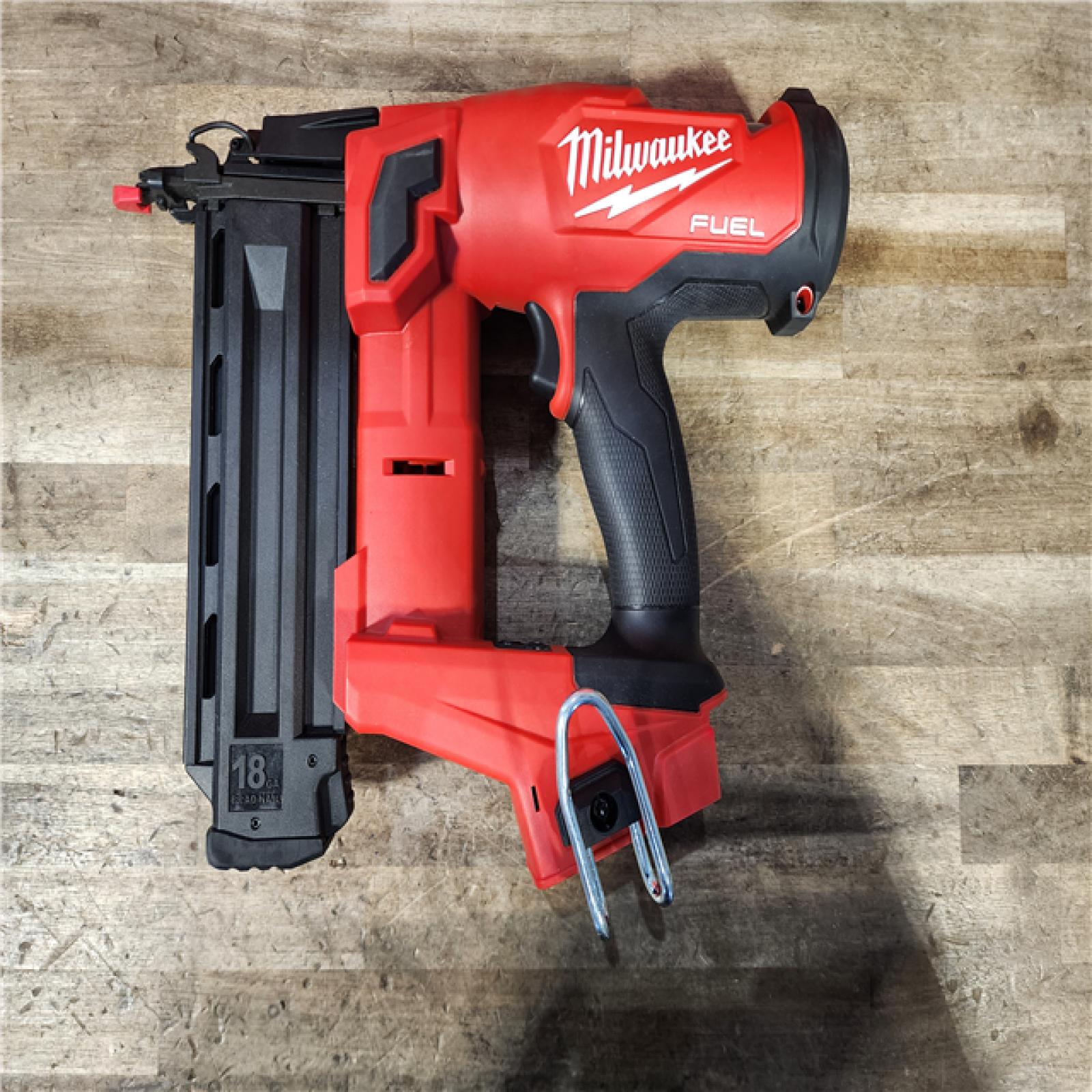 HOUSTON LOCATION - AS-IS Milwaukee FUEL 18-Volt Lithium-Ion Brushless Cordless Gen II 18-Gauge Brad Nailer (Tool-Only)